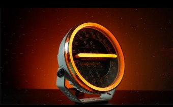Proiector faza lunga cu DRL FIREFLY 23cm STRADS 