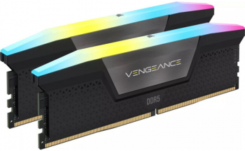 Kit Memorie RAM Corsair Vengeance 64GB 2x32GB DDR5 6000MHz CL30 Dual Channel RGB Black 