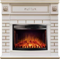 Semineu Electric Orion si Zakinthos - Art Flame - 1005 x 330 x 1150 mm - 1500W - Display manual - Telecomanda 