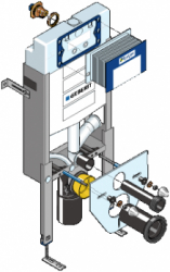 Element de constructie solid pentru toaleta de perete Huter HU-WC1013-G 