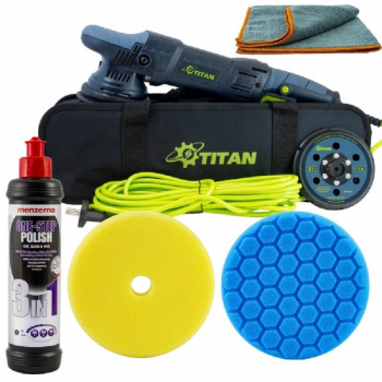 Masina de polisat Titan TDA21 cu pasta polish Menzerna One Step 250ml SW-11315 