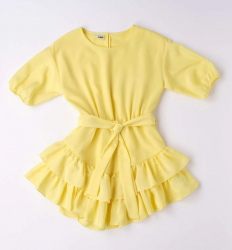 Rochie cu volane pentru fete - 134-140 M 