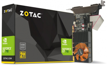 Placa Video ZOTAC GeForce GT 710 2GB DDR3 64 bit ZT-71310-10L