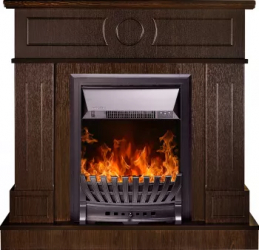 Semineu Electric Ambasador Wenge si Pluton - Art Flame - 1000 x 300 x 1048 mm - 2000W - Termostat - Telecomanda 