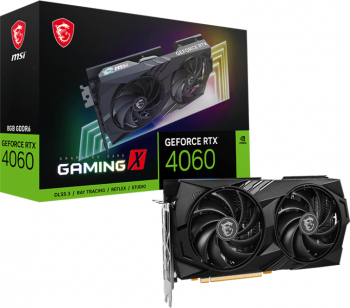 Placa video MSI NVIDIA GeForce RTX 4060 GAMING X 8GB GDDR6 128-bit 