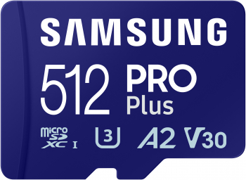 Card memorie Samsung Micro SDXC PRO Plus (2023) UHS-I U3 Clasa 10 512GB + Cititor card 