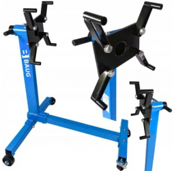 Carucior stand suport motor 450kg rotativ 360° cu 4 roti B3205 