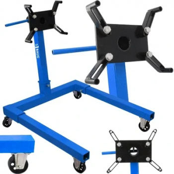 Carucior stand suport motor 680kg rotativ 360° cu 4 roti B3207 