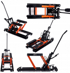 Cric ridicare hidraulic 500Kg la pedala pentru ATV Moto Quad 11-40cm KD353 