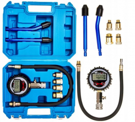 Kit tester presiune motoare benzina 0-14bar afisaj LCD S10457 