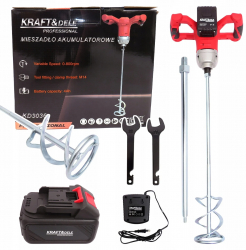 Malaxor mixer cu baterie acumulator 20V masina amestecat amestecator mortar vopsea KD3036 