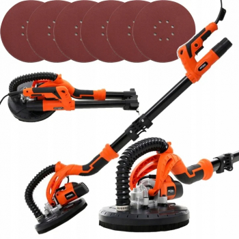 Masina aparat slefuit pereti 710W 215mm cu aspirare extensibil girafa KD1541 