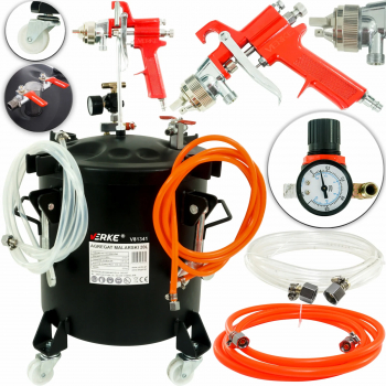 Pistol vopsit cu rezervor vas sub presiune 20L furtun 2.9m V81341
