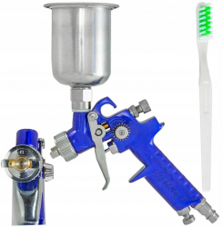 Pistol vopsit pneumatic 0.8mm HVLP H2000AL pahar vas 125ml V81299 