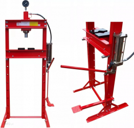 Presa hidraulica 20Tone 0-102cm 9trepte rulmenti cu actionare picior pedala stand podea MT01207 