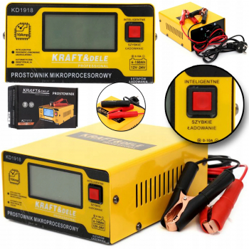 Redresor incarcator baterie cu microprocesor 12V 24V 10A 6-150Ah KD1918 