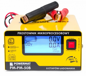 Redresor incarcator baterie cu microprocesor 12V 24V 10A 6-150Ah PM0713 