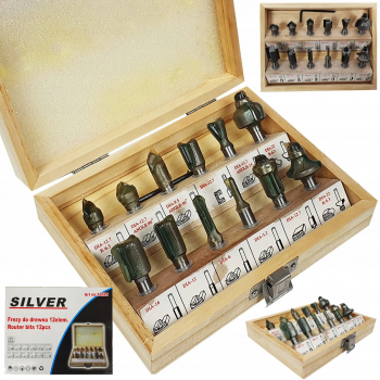 Set 12 freze lemn prindere 8mm S10326