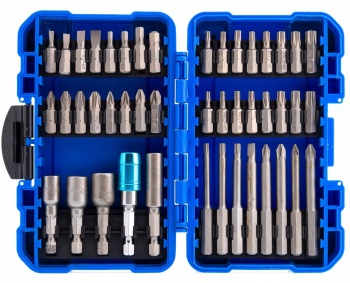 Set biti cu adaptor 45piese surubelnita filetanta S11280