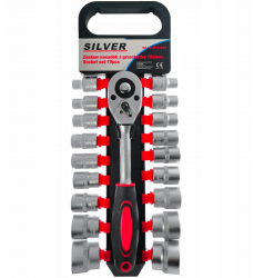 Set tubulare 8-32mm cu clichet 19piese SK-019-01 