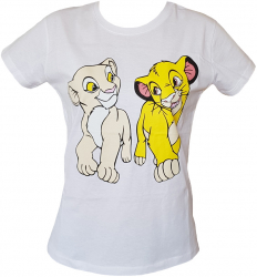 Tricou Dama Leo Imprimeu animale Bumbac Alb S 