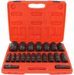 Trusa chei tubulare de forta impact ½ 10-38mm intarite CR-Mo V39463 