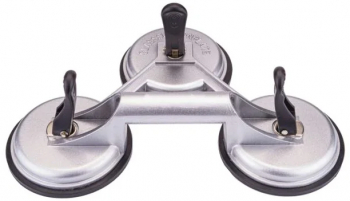 Ventuza tripla aluminiu montat placi sticla parbrize 120mm 150kg KD10194 