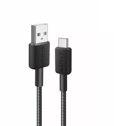 Cablu Anker 322 USB-C la USB-A 0.9 metri Negru 