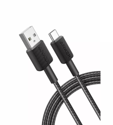 Cablu Anker 322 USB-C la USB-A 1.8 metri Negru 