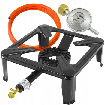 Set pirostrie 6.5kw 40x40cm cu furtun si ceas regulator B5820