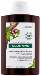 Sampon impotriva caderii parului imbogatit cu Chinina si floare de colt Klorane Quinquina + Edelweiss BIO 200 ml 