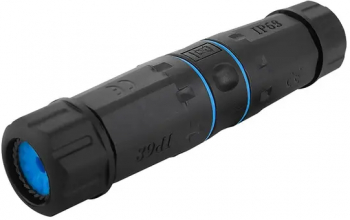 Adaptor profesional prelungire cablu retea RJ45 exterior Waterproof IP68 Negru 