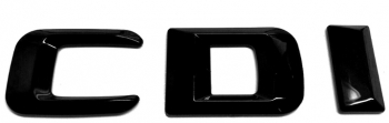 Emblema CDI spate portbagaj Mercedes Negru 