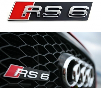 Emblema RS6 grila fata Audi Sline 