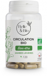 Belle&Bio Circulation Bio 120 Capsule tonic venos ajuta in cazul picioarelor grele si obosite 