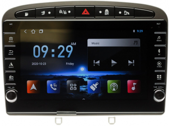 Navigatie AUTONAV ECO Android GPS Dedicata Peugeot 308 2006-2013 si 408 2010-2014 Model PRO Memorie 16GB Stocare 1GB DDR3 RAM Display 8 