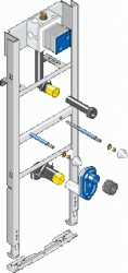 Element incastrabil pisoar Huter cu set de instalare Geberit HU-UR3020.1-10G 
