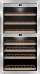 Racitor de vin Caso Germany WineComfort 660 Smart capacitate 66 sticle 2 zone de racire 5-20 and deg C control Wi-Fi usa anti-UV compresor 