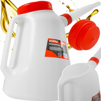 Recipient 5L turnat lichide cu racord flexibil si capac V86322 