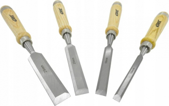 Set 4 dalti 290mm 10-25mm cu maner lemn V05078 