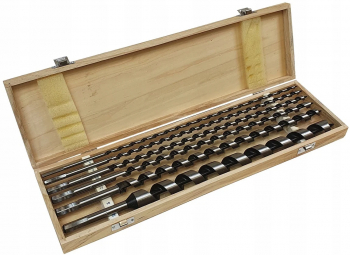 Set 6 burghie lemn 6-25mm lungi 460mm S10473 