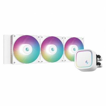 Cooler DeepCool LE720 WH skt Universal racire lichid 3x vent 120mm 2250 rpm RGB Alb 