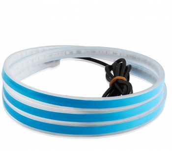 Banda LED auto flexibila pentru capota 1.5m alb rece 
