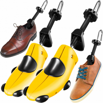 Dispozitiv pentru largit si alungit pantofi marime 36-43 pentru orice fel de incaltaminte galben 