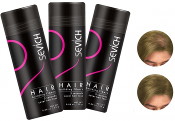 Pachet x 3 Fibre pentru par rar Sevich blond 25 g