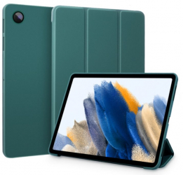 Husa Ultra Slim pt. Tableta Samsung Tab A8 10.5 inch Silicon TPU Smart Cover - Verde Marin 