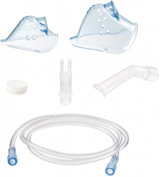 Kit accesorii pentru aparatele de aerosoli Vitammy Gattino masca pediatrica si adulti piesa bucala piesa nazala filtre de aer furtun 