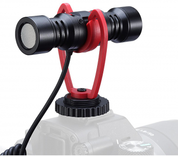 Microfon Ulanzi Premium Dublu Pentru Camere Video Sport Sau Dslr Compatibil Gopro 