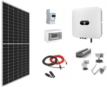 Sistem Fotovoltaic Trifazat On-Grid 12 kW 26 x Panou solar 450 W 1 x Invertor solar 1 x Smart Dongle 1 x Smart meter monofazat Cablu 