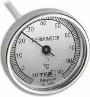 Termometru mecanic inox pentru compost 